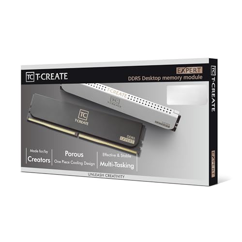 Team - DDR5 6000Mhz PC5-48000 32GBx2枚（64GBkit）T-CREATE EXPERT